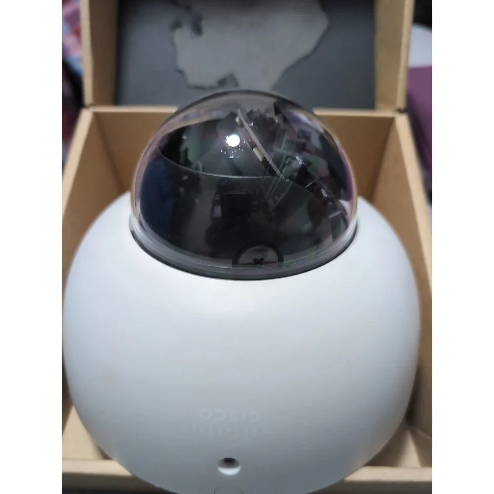 Cisco Meraki MV21-HW Indoor Dome Camera In Box With Mounting Plate Unclaimed